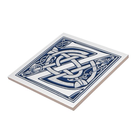 Celtic Z monogram Tegeltje (Zijkant)