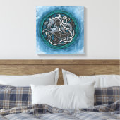 Celtic Zee Horse Canvas Afdruk (Insitu (Slaapkamer))