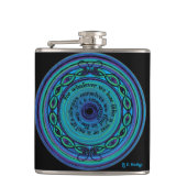 Celtic Zee Serpents Heupfles (Voorkant)