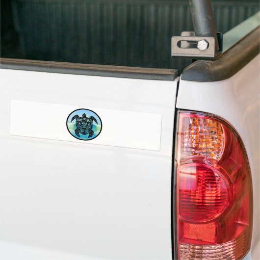 Celtic Zee Turtle Bumpersticker (Op Truck)