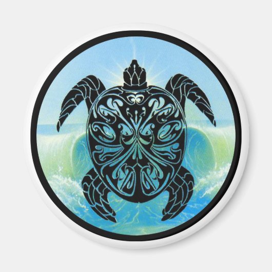 Celtic Zee Turtle Magneet (Voorkant)