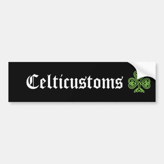 CelticCustoms Bumpersticker (Voorkant)