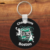 Celtics Basketbal Tri-blend Sleutelhanger (Voorkant)