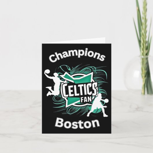 Celtics Basketball Tri-blend Kaart (Voorkant)