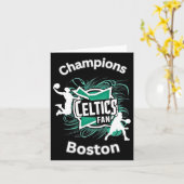 Celtics Basketball Tri-blend Kaart (Gele Bloem)
