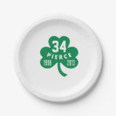Celtics - Pierce 34 Retired Number Clover (Green) Papieren Bordje (Voorkant)