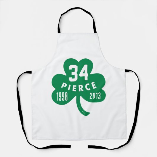 Celtics - Pierce 34 Retired Number Clover (Green) Schort (Voorkant)