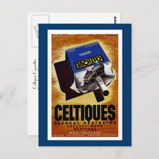 Celtiques Cigareths Briefkaart (Voorkant / Achterkant)