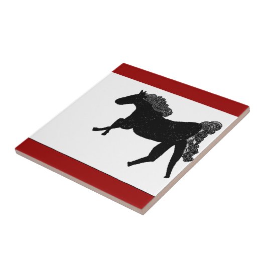 celtisch paard 2 tegeltje (Zijkant)