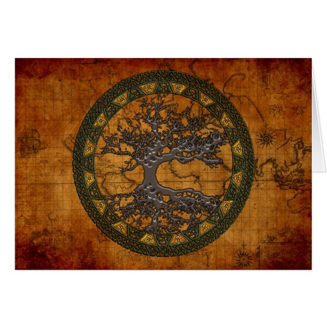 Celtische boom of Life [Yggdrasil] (Voorkant Horizontaal)