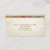 Celtische boom van het leven - Yggdrasil - Kleurmo Visitekaartje (Achterkant)