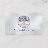 Celtische boom van het leven - Yggdrasil - Pearl e Visitekaartje (Voorkant)