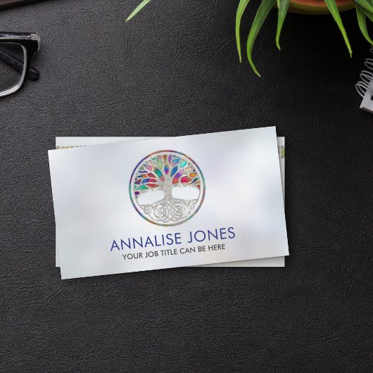 Celtische boom van het leven - Yggdrasil - Pearl e Visitekaartje