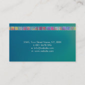 Celtische boom van het leven - Yggdrasil - Pearl e Visitekaartje (Achterkant)