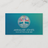 Celtische boom van het leven - Yggdrasil - Pearl e Visitekaartje (Voorkant)