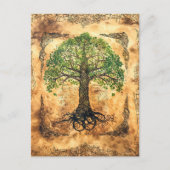 Celtische boom van leven briefkaart (Voorkant)