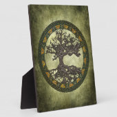 Celtische boom van leven fotoplaat (Zijkant)