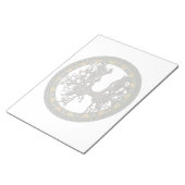 Celtische boom van leven notitieblok (Schuin)