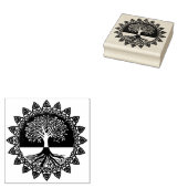 Celtische boom van leven rubberstempel (Gestempeld)