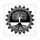 Celtische boom van leven rubberstempel (Afrduk)