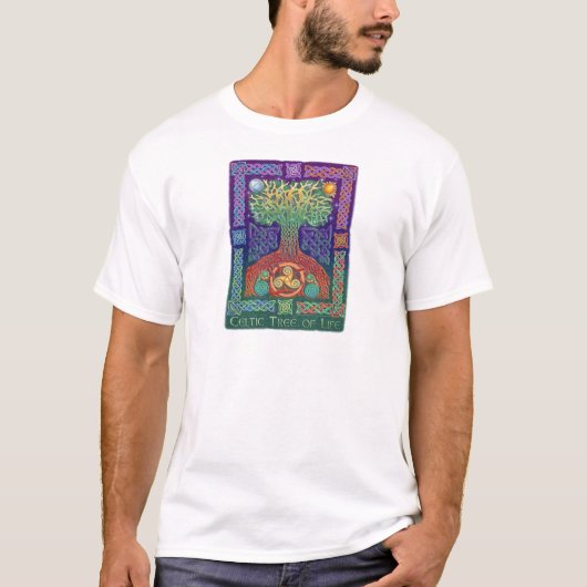 Celtische boom van leven t-shirt (Voorkant)