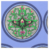 Celtische cartouche-druk stof (Close Up)
