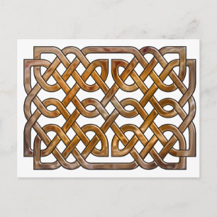 celtische doorweven knopen briefkaart