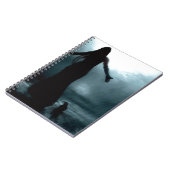 celtische godin morrigan kraaien regenwater notitieboek (Linkerzijde)