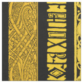 Celtische grenzen in goud stof (Close Up)