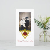 CELTISCHE HART FEESTDAGENKAART (Staand voorkant)