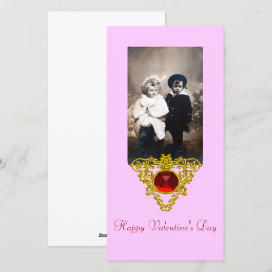 CELTISCHE HART FEESTDAGENKAART (Voorkant / Achterkant)