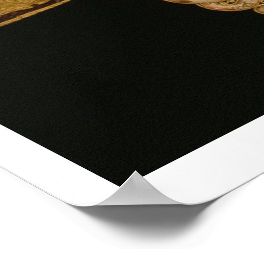 Celtische helm gevonden in Agris, Charante, 4e eeu Poster (Hoek)