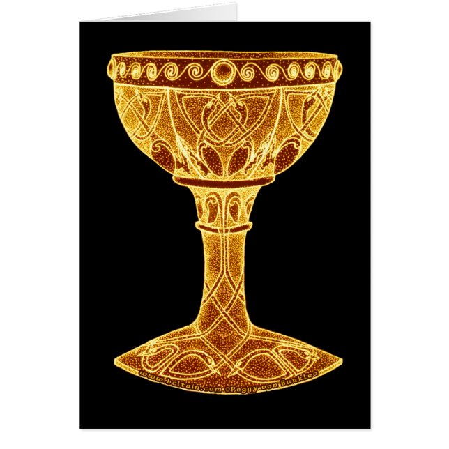 Celtische kaart, grijsontwerp #3 (Voorkant)