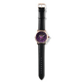 CELTISCHE KENNISSTROOM EN PAARSE AMETHYST GEM STON HORLOGE (Bandje)