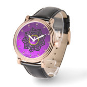 CELTISCHE KENNISSTROOM EN PAARSE AMETHYST GEM STON HORLOGE (Hoek)