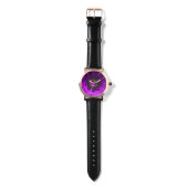 CELTISCHE KENNISSTROOM EN PAARSE AMETHYST GEM STON HORLOGE (Bandje)