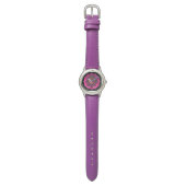 CELTISCHE KNOPEN STROOMSTROOM PAARSE AMETHYSTPAREL HORLOGE (Vlak)