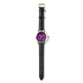 CELTISCHE KNOTEN STROOMSTROOM PAARSE AMETHYST GEMS HORLOGE (Bandje)