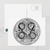 Celtische knotten briefkaart (Voorkant / Achterkant)