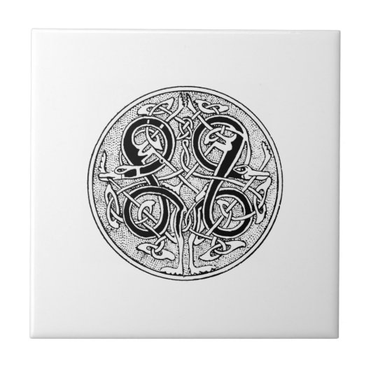 Celtische knowhow op elke kleur tegeltje (Voorkant)