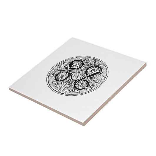 Celtische knowhow op elke kleur tegeltje (Zijkant)