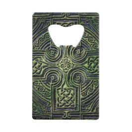 Celtische knowhow St. Patrick's Day Creditkaart Flessenopener