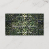 Celtische knowhow St. Patrick's Day Visitekaartje (Achterkant)