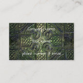 Celtische knowhow St. Patrick's Day Visitekaartje (Voorkant)