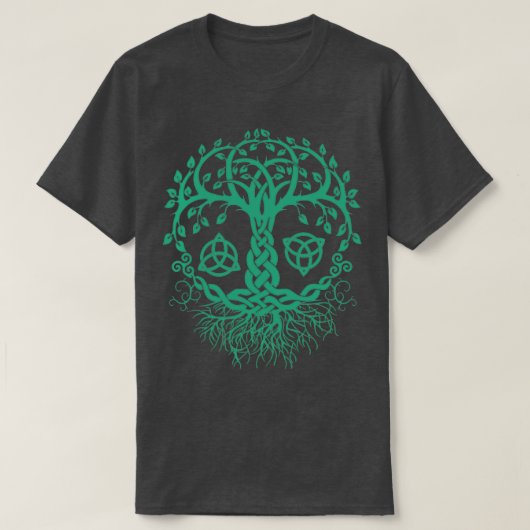 CELTISCHE LEVEN PAGAN VIKING CELTIC AND DRUIDI T-SHIRT (Design voorkant)