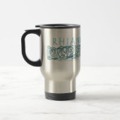 Celtische Mok, Rhiannanon Horse Design Reisbeker (Links)