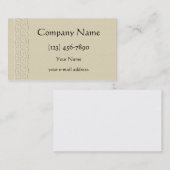 Celtische rand in reliëf visitekaartje (Voorkant / Achterkant)