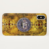 CELTISCHE SCHIELD MET ZEGEL VAN DE KNIGHTTEMPLAR Case-Mate iPhone CASE (Achterkant (horizontaal))