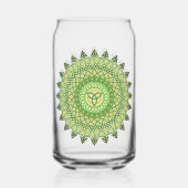 Celtische St. Patty's Day Blikvorm Glas (Achterkant)