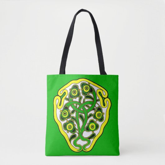 Celtische symbooldruk tote bag (Voorkant)